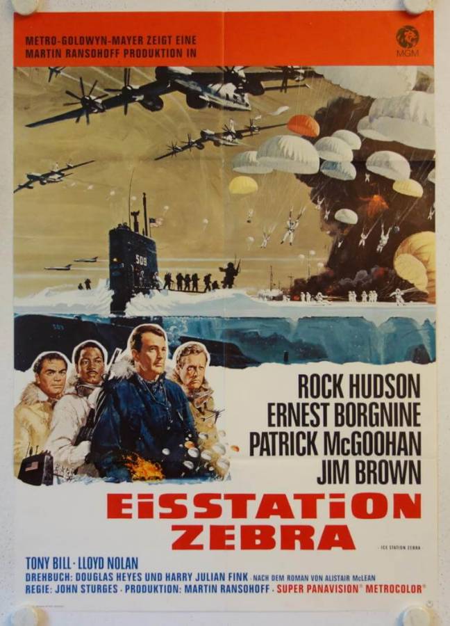 Ice Station Zebra original release german movie poster